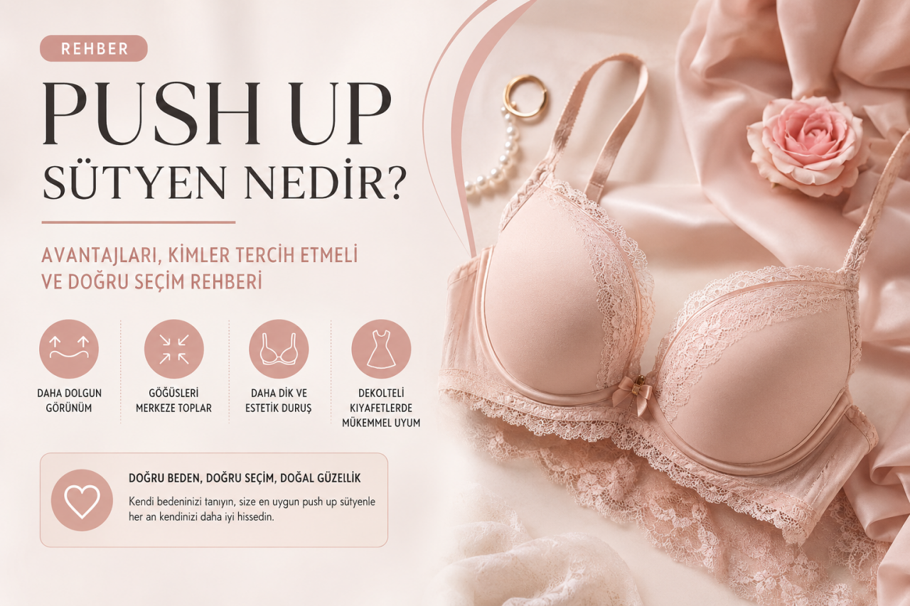 Push Up Sütyen Nedir? Avantajları Nelerdir ve Kimler Tercih Etmelidir?