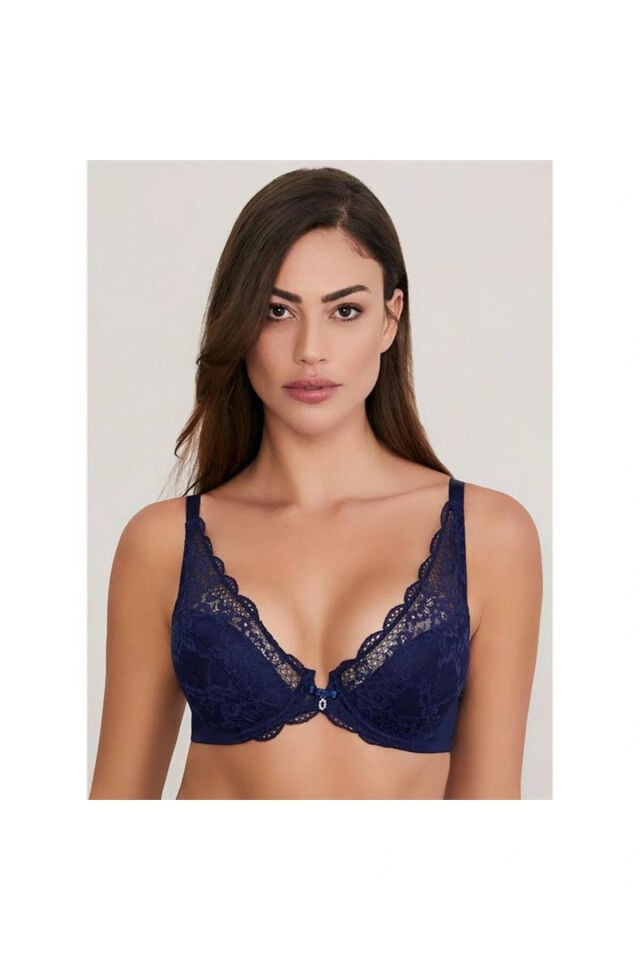 Eros 310 Emmly Balenli Kaplı Üçgen Sütyen 75C - Beyaz