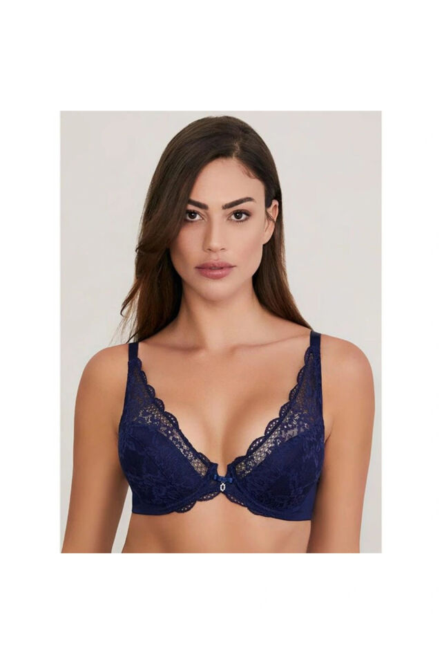 Eros 310 Emmly Balenli Kaplı Üçgen Sütyen 85C - Beyaz
