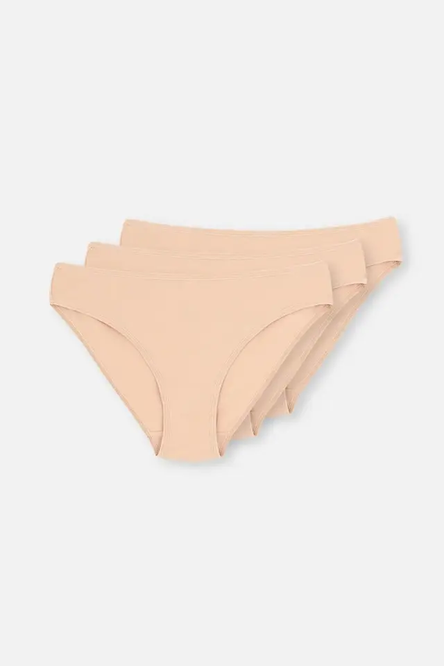Dagi 5104KC Yüksek Bel Slip 3'lü Ten - 42