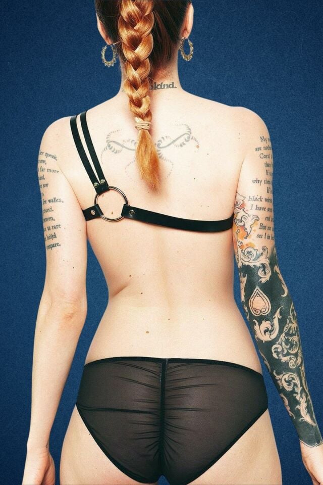 Deri 2'Li Omuzdan Detaylı Fantazi Harness Aksesuar 2