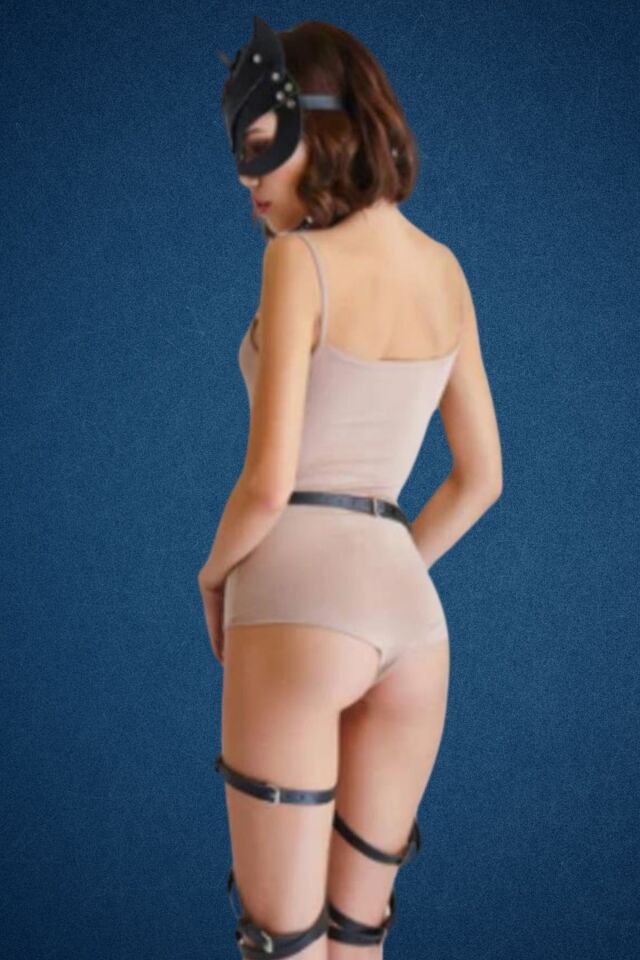 Deri Maske, Tasmai Jartiyer Fantazi Harness