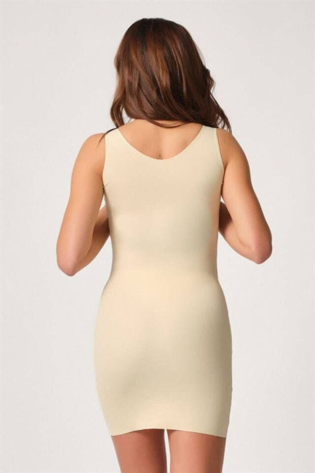 Emay 2934 Toparlayıcı Elbise Lazer Korse XXL - Ten