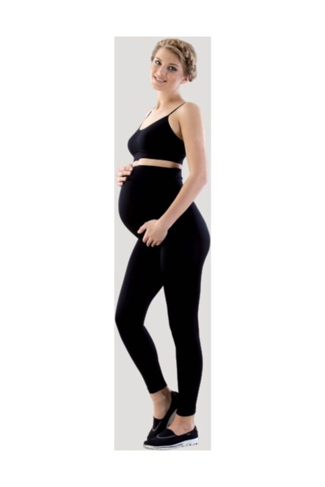 Emay 5400 Soft Hamile Tayt S - Siyah