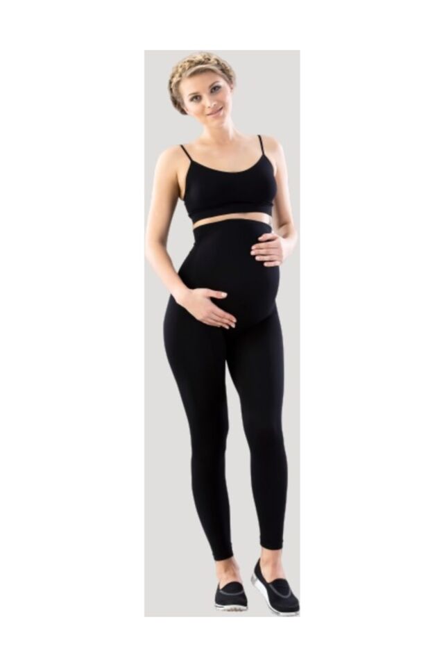 Emay 5400 Soft Hamile Tayt S - Siyah