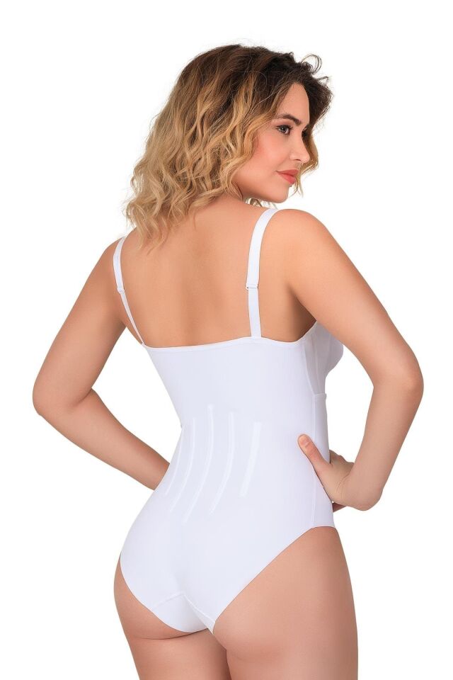 Emay 2944 Sırt Destekli Badi Emzirme Korse XL - Beyaz