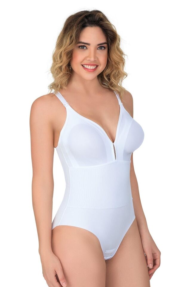 Emay 2944 Sırt Destekli Badi Emzirme Korse XL - Beyaz