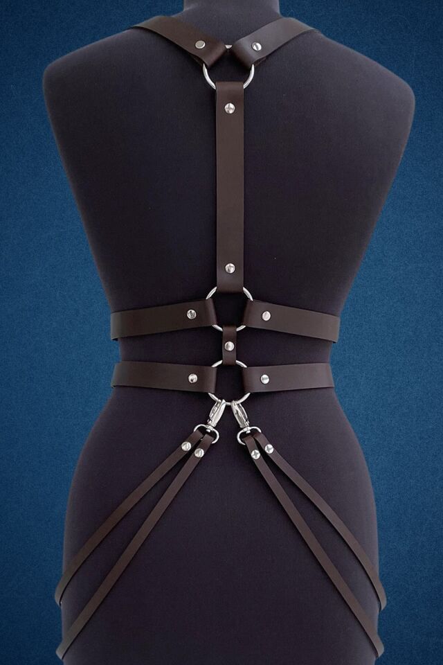 Harness Deri Kemer Vücut Aksesuar Takımı