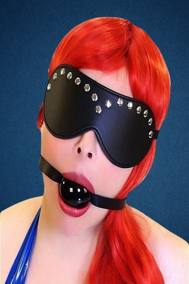 Göz Bandı Ve Ağız Topu Fantazi Harness