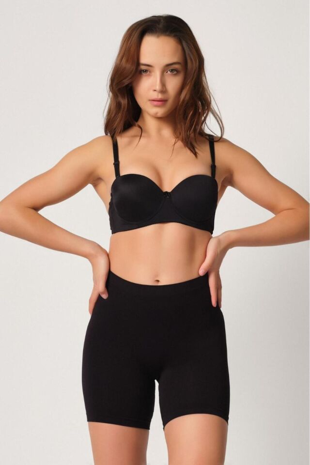Emay 3003 Soft Paçalı Boxer L - Siyah