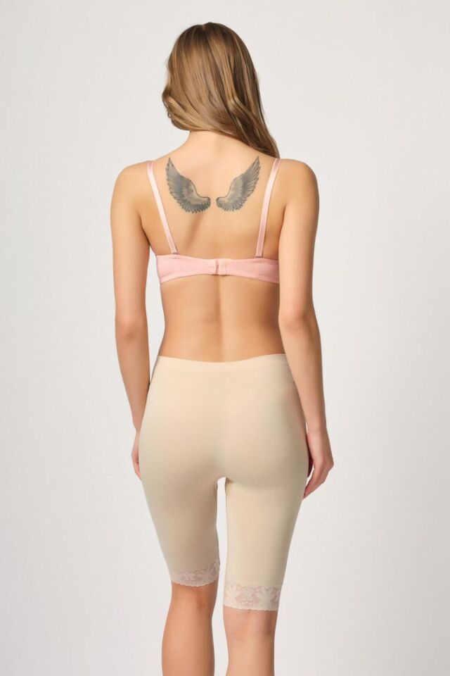 Emay 3004 Soft Uzun Paça Dantel Boxer XL - Ten