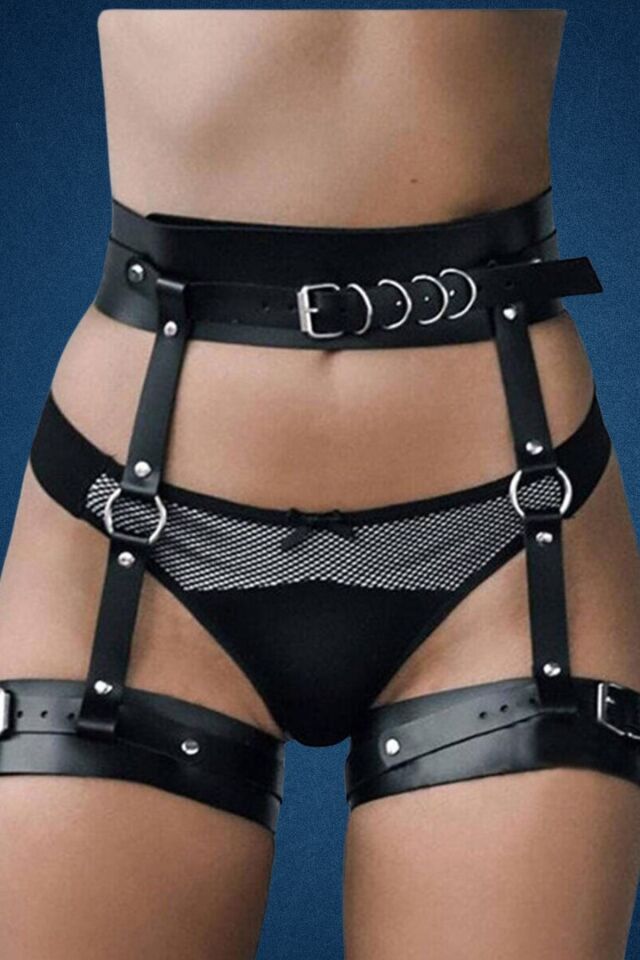 Fantezi Deri Harness 2