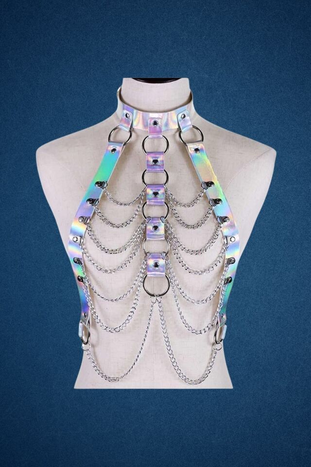 Fantezi Deri Harness