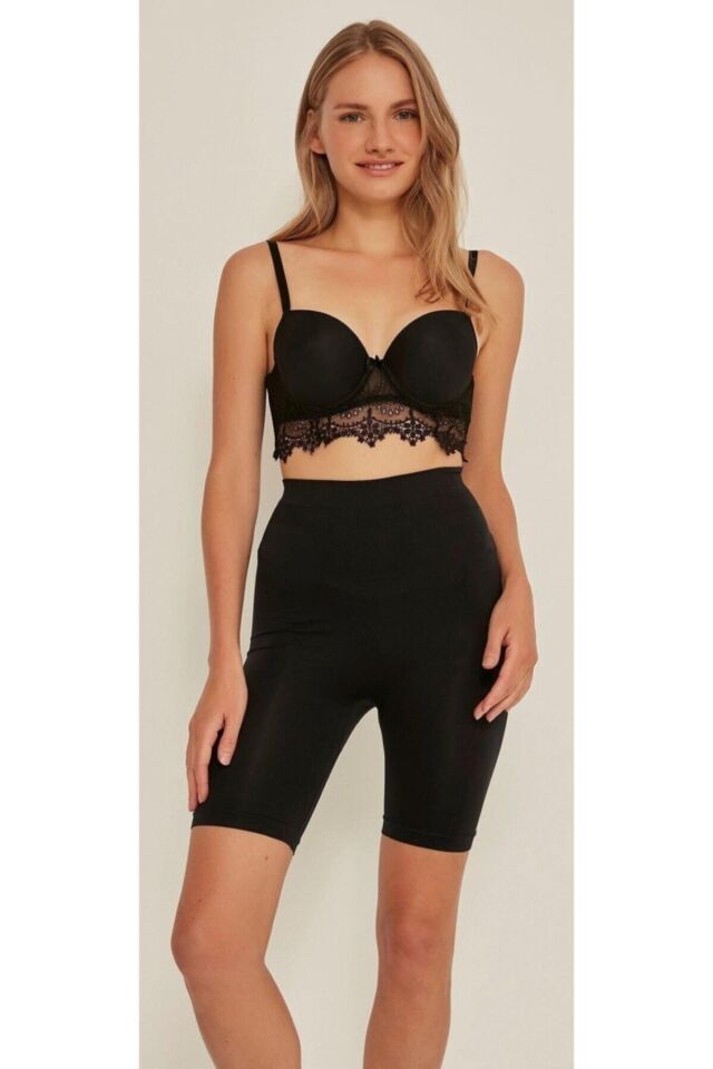 Emay 3005 Soft Uzun Paça Boxer L - Siyah
