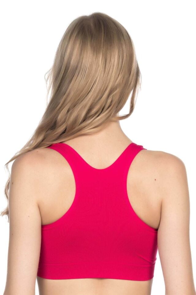 Emay 4001 Soft Sporcu Büstiyer XL - Fuşya
