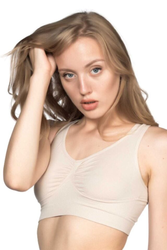 Emay 4001 Soft Sporcu Büstiyer S - Ten