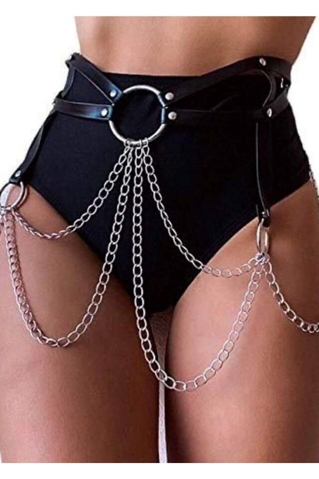 Fantazi Harness Zincir 3XL - Siyah
