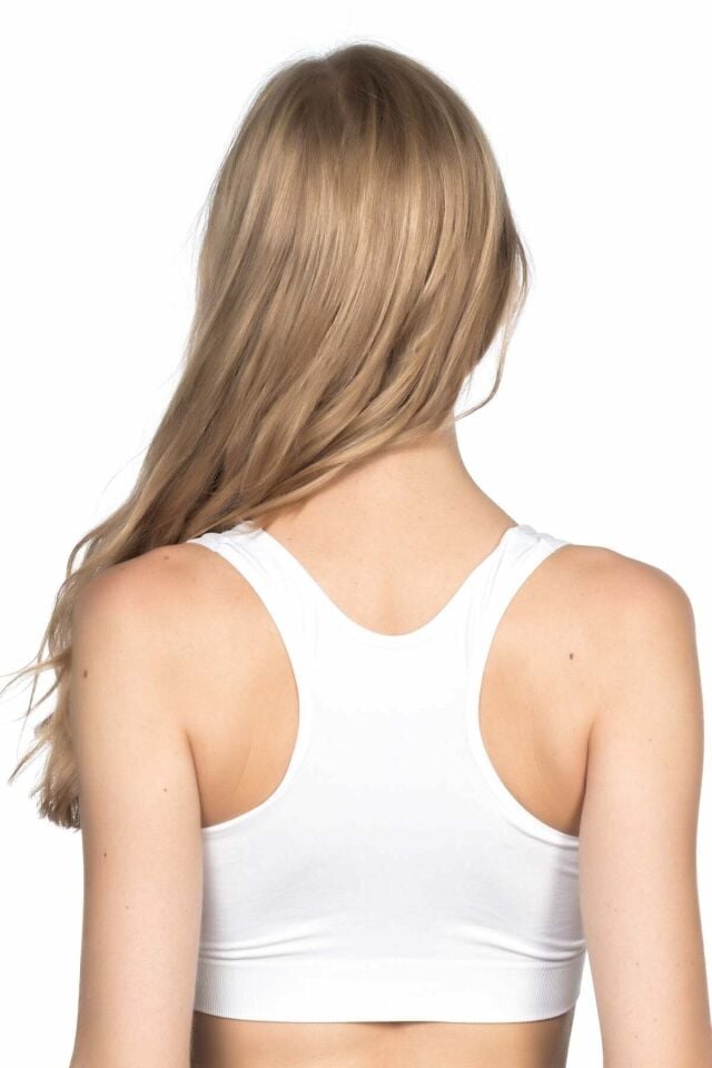 Emay 4001 Soft Sporcu Büstiyer S - Beyaz