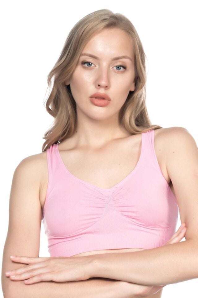 Emay 4001 Soft Sporcu Büstiyer XXL - Pembe