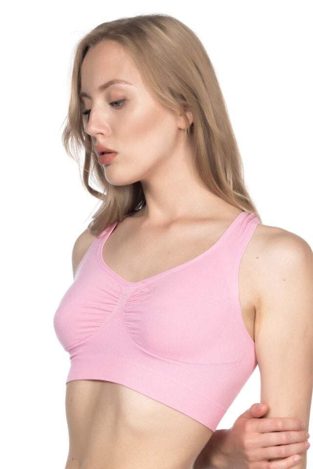Emay 4001 Soft Sporcu Büstiyer XXL - Pembe