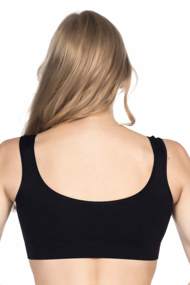 Emay 4005 Soft Kalın Askı Büstiyer M - Siyah