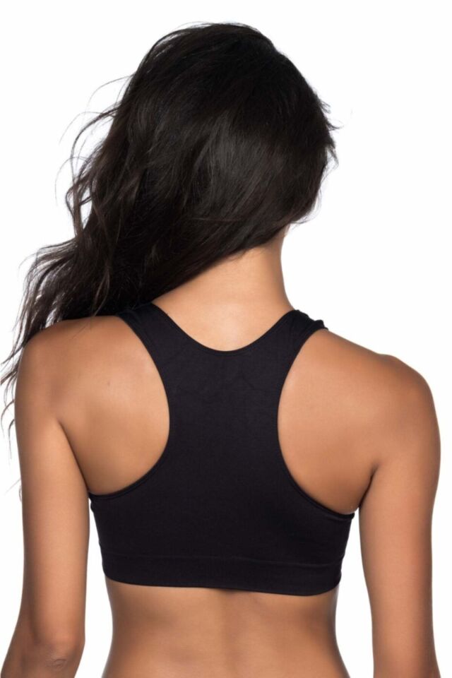 Emay 4011 Sporcu Sütyen Korse XL - Siyah