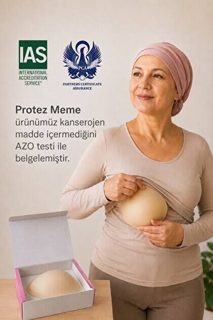 Yeni İnci 82 Tekli Silikon Protez Göğüs