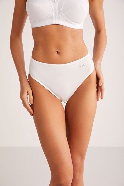 Kom Basic Slip Külot 2'li 38 - Beyaz