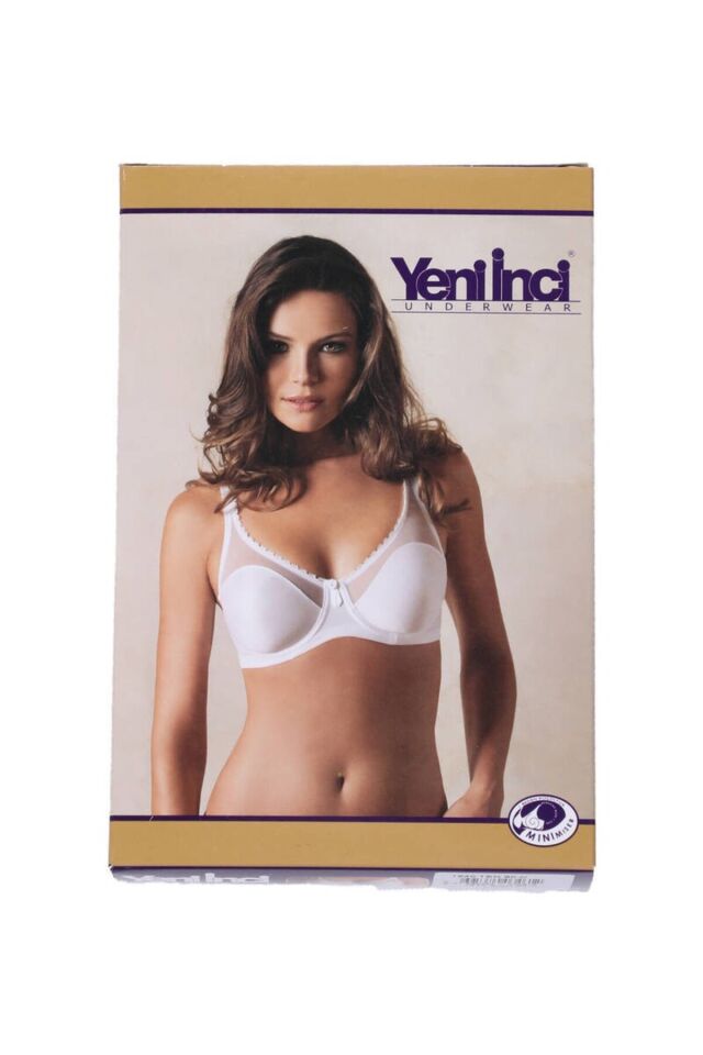 Yeni İnci 1640 Toparlayıcı Sütyen 85C - Beyaz