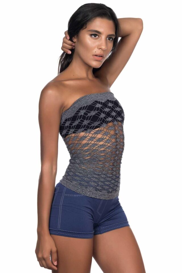 Emay 5034 Fantazi Büstiyer Atlet Korse XL - Siyah